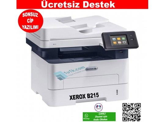 xerox b215 sozsuz toner reset yazılımı